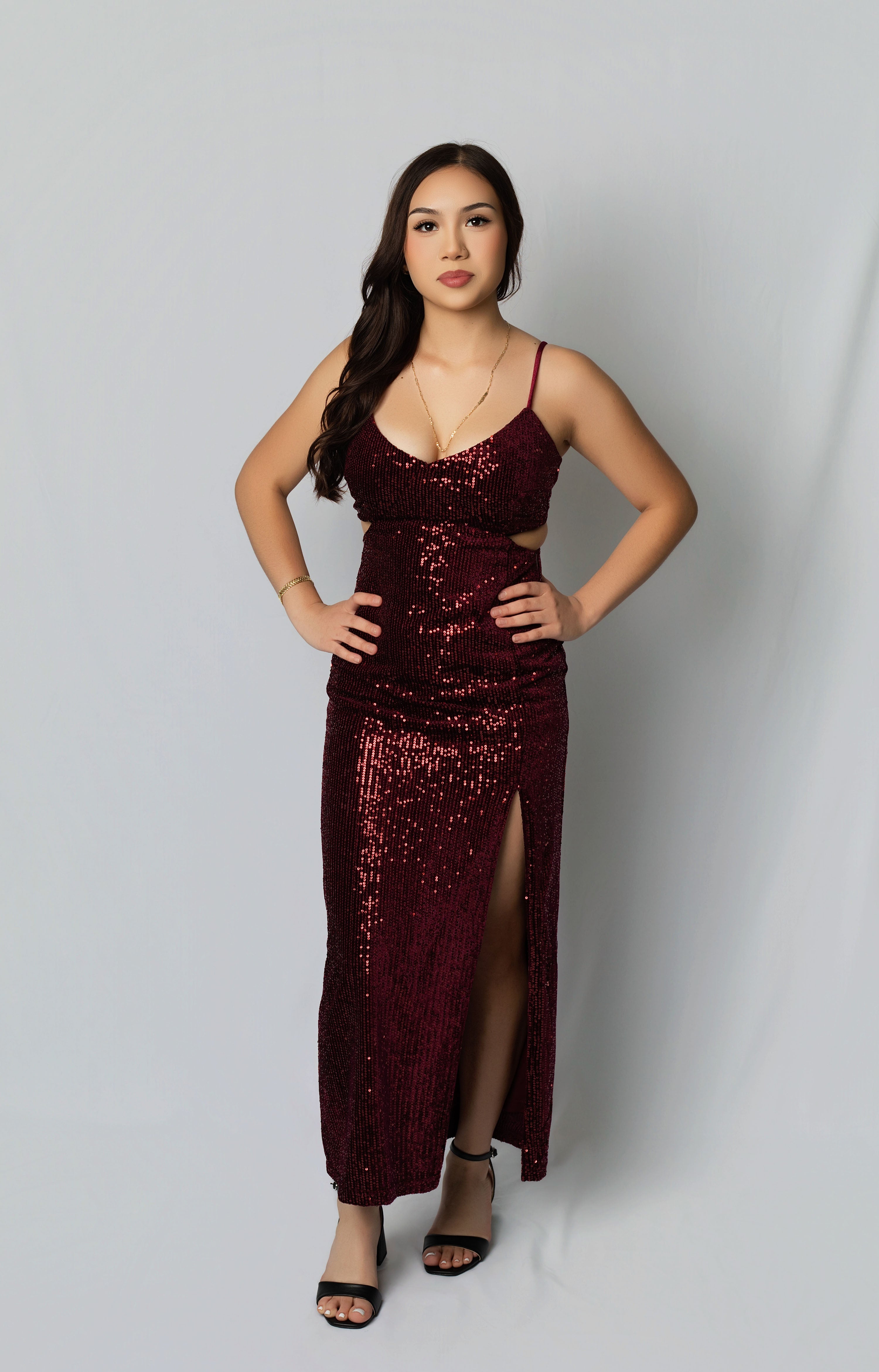 Sequin Midi Dress