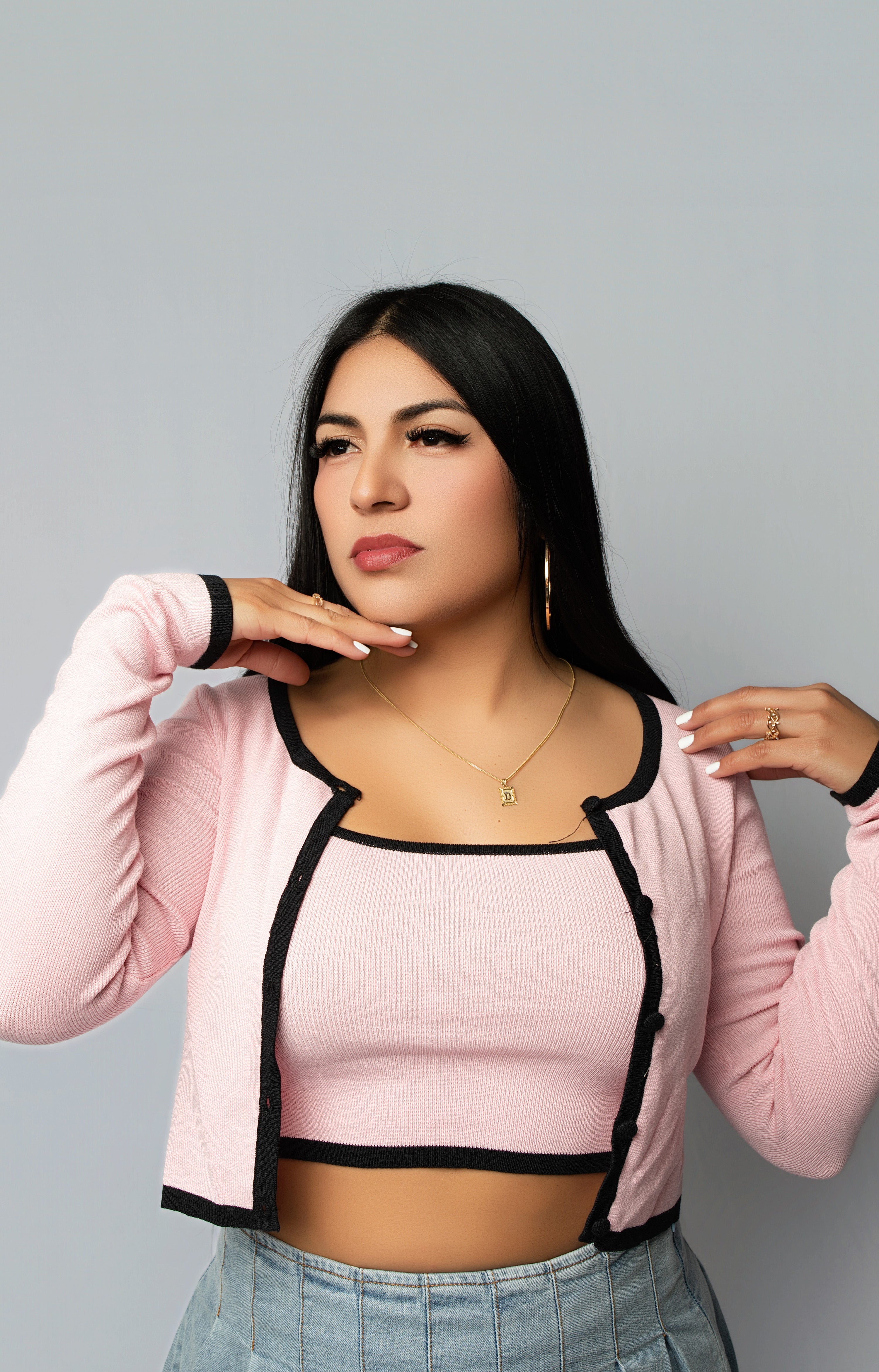 Pink Cardigan & Top Set