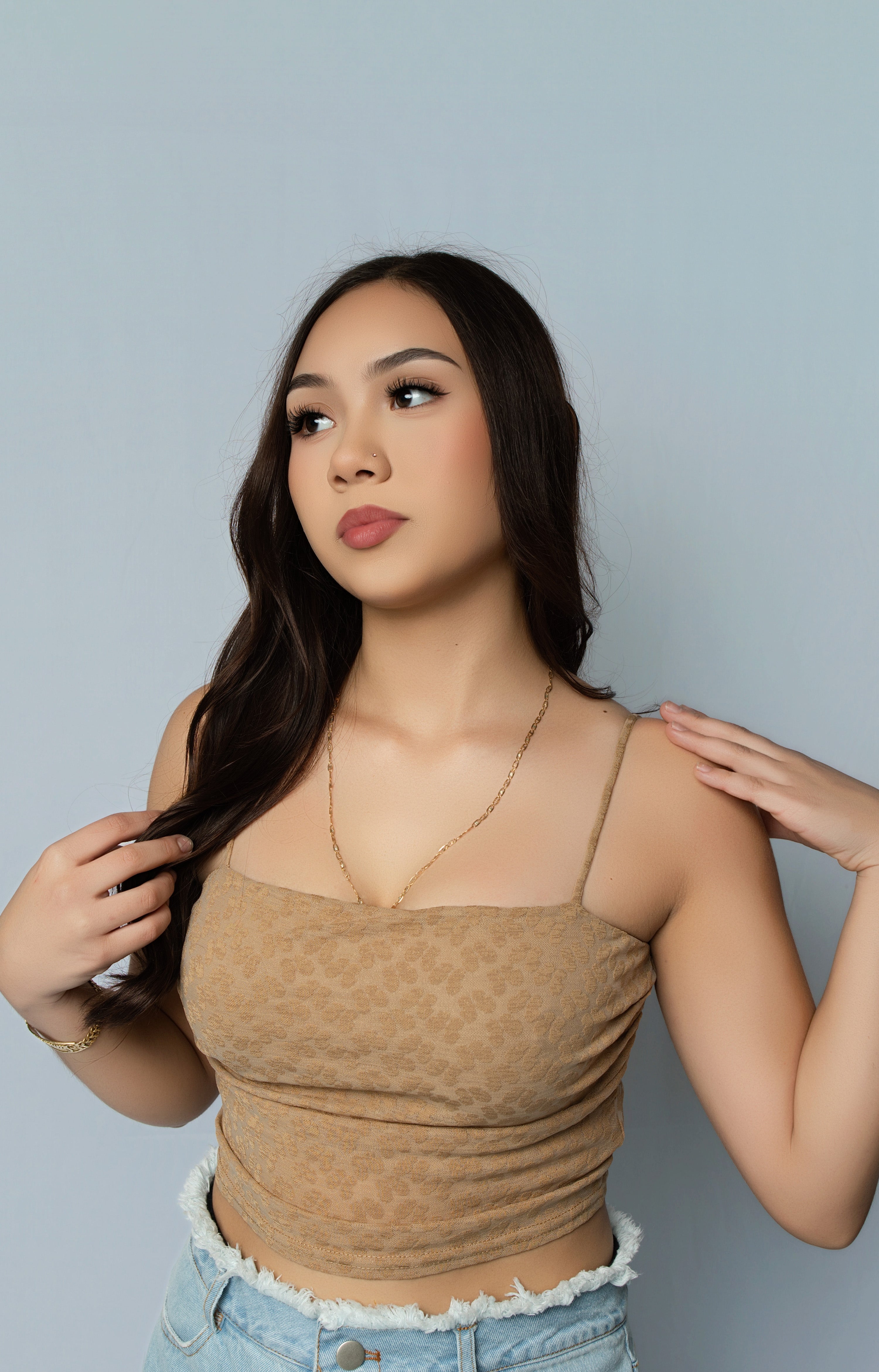 Textured Lace Cami Top