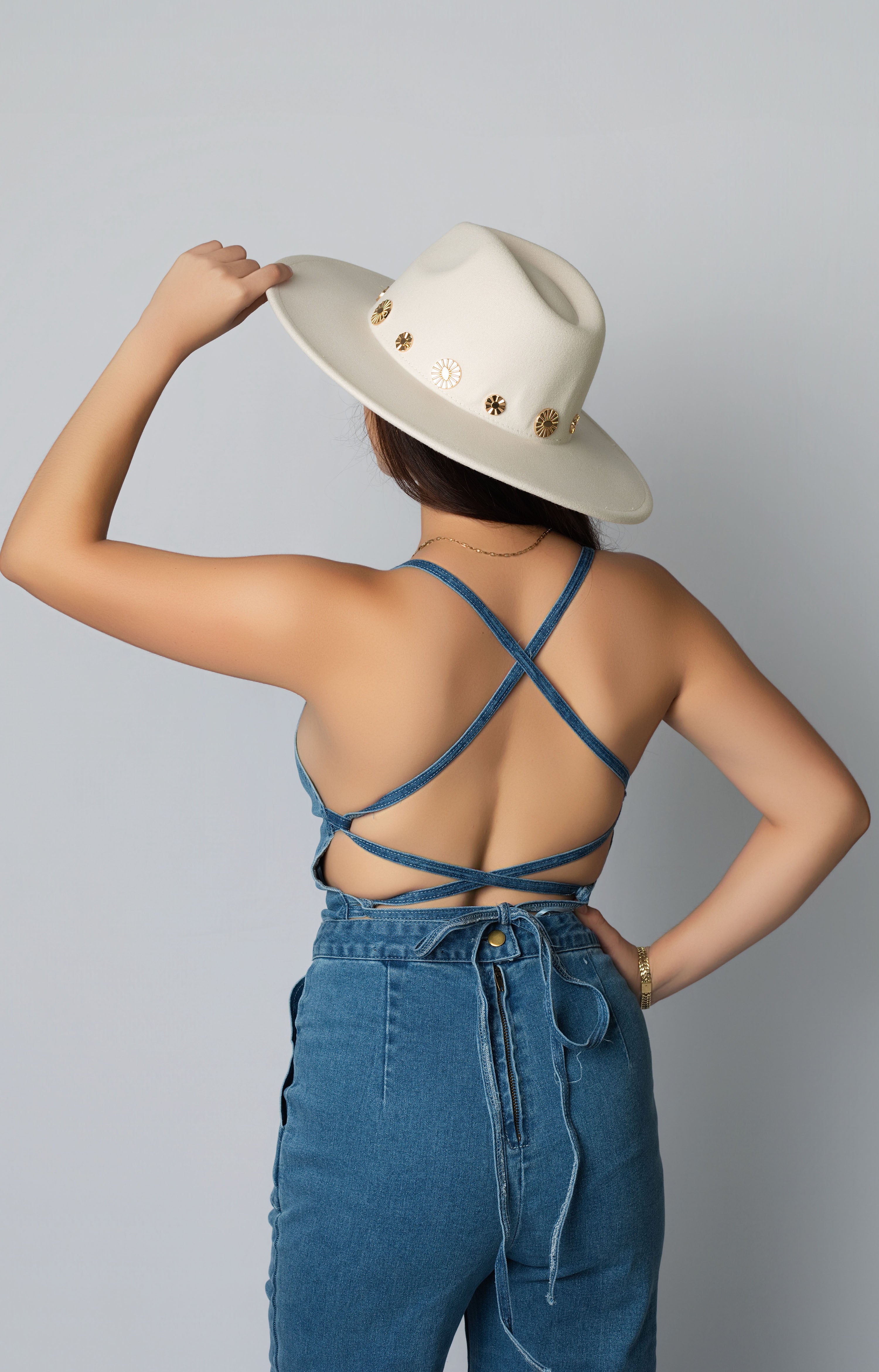 Blue Denim Jumpsuit