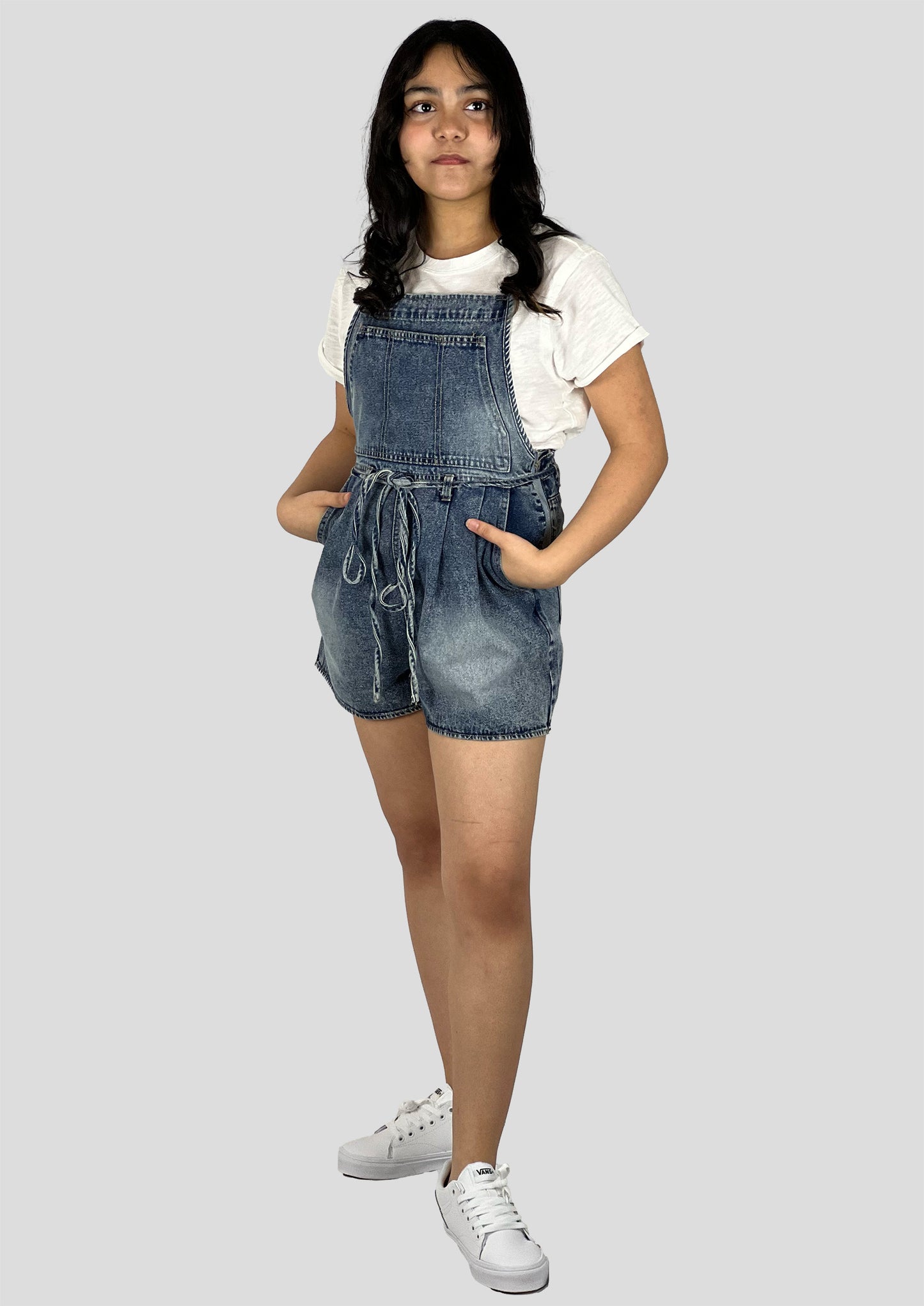 DENIM ROMPER