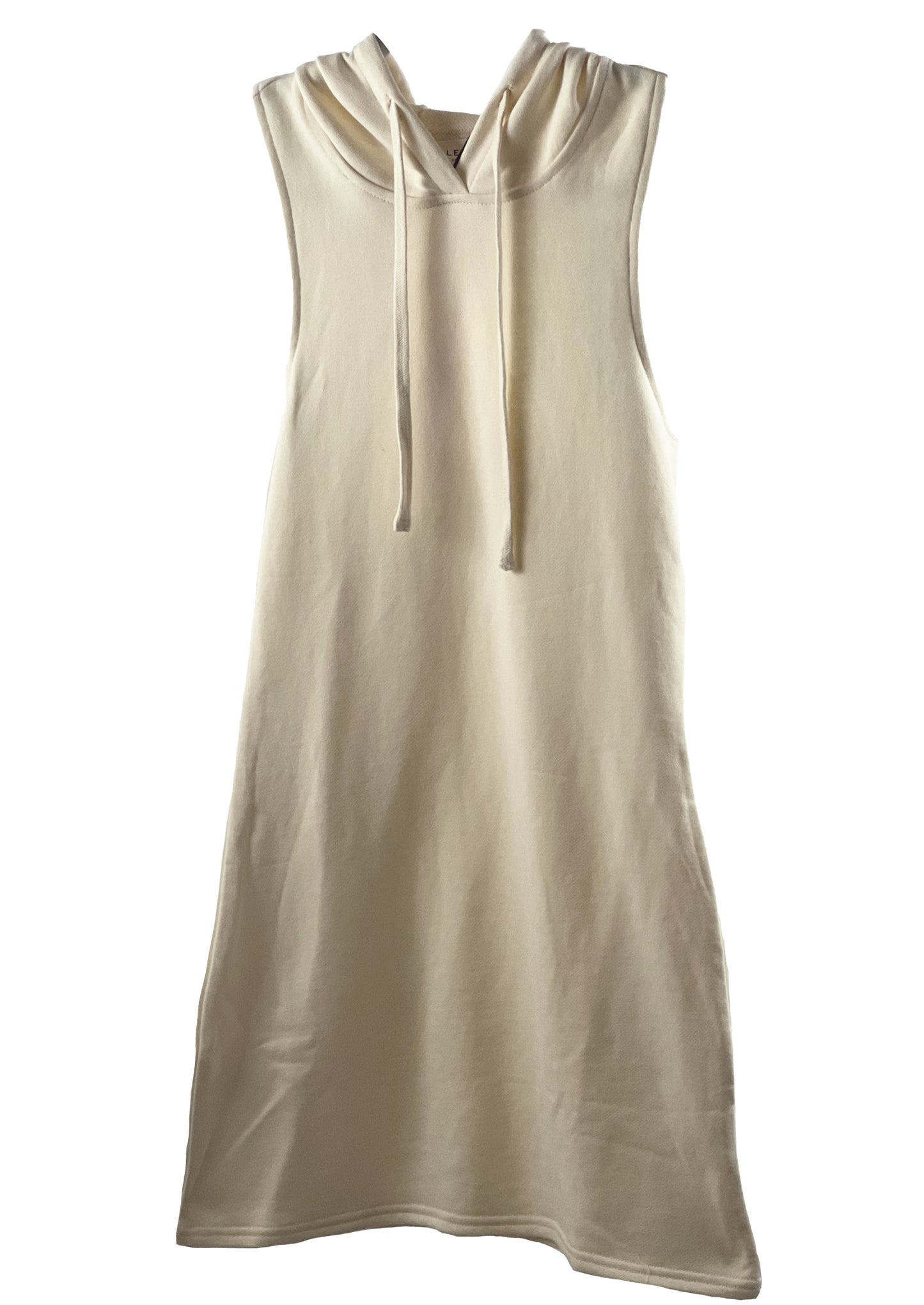 SLEEVELESS HOODIE DRESS