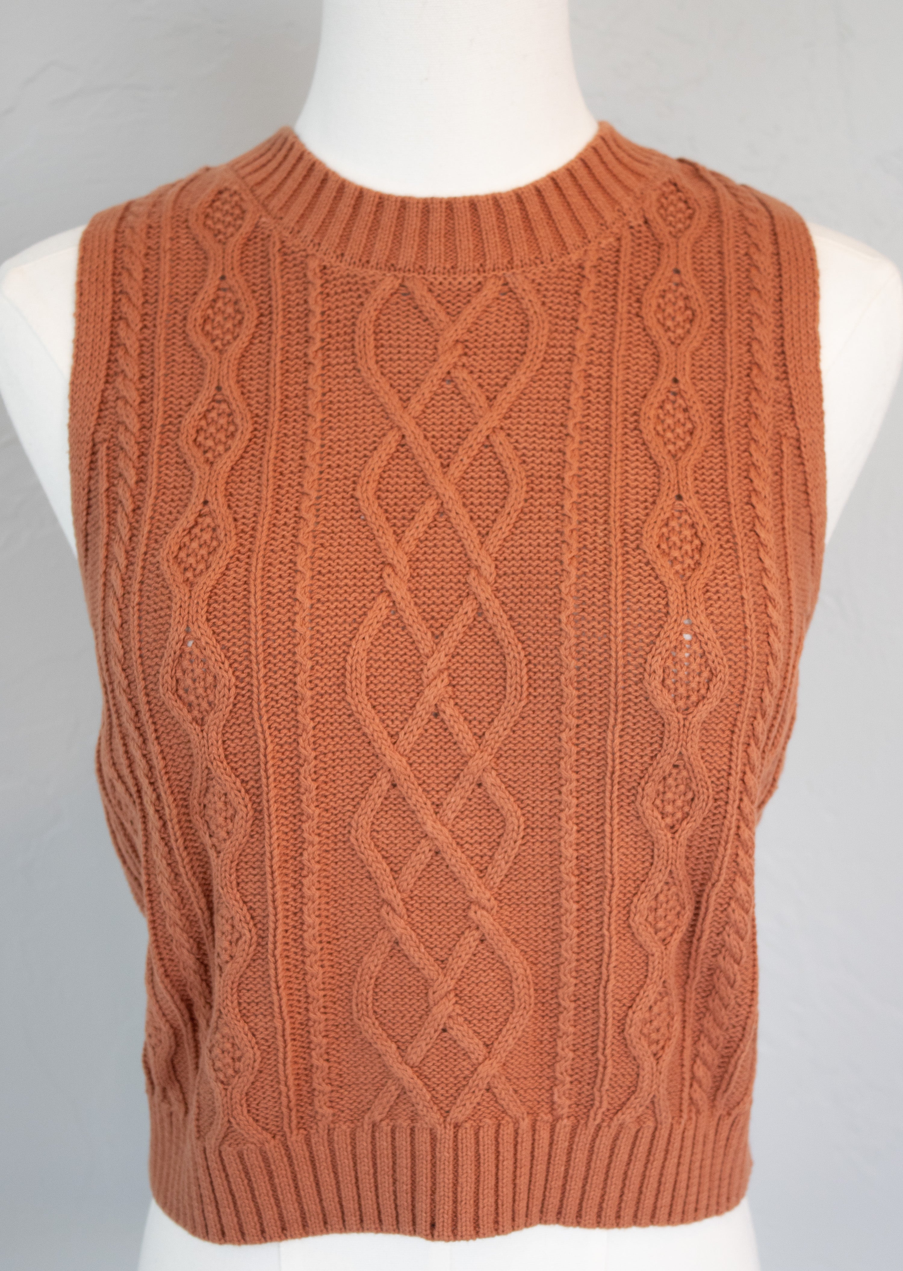 Cable Knit Crop Top