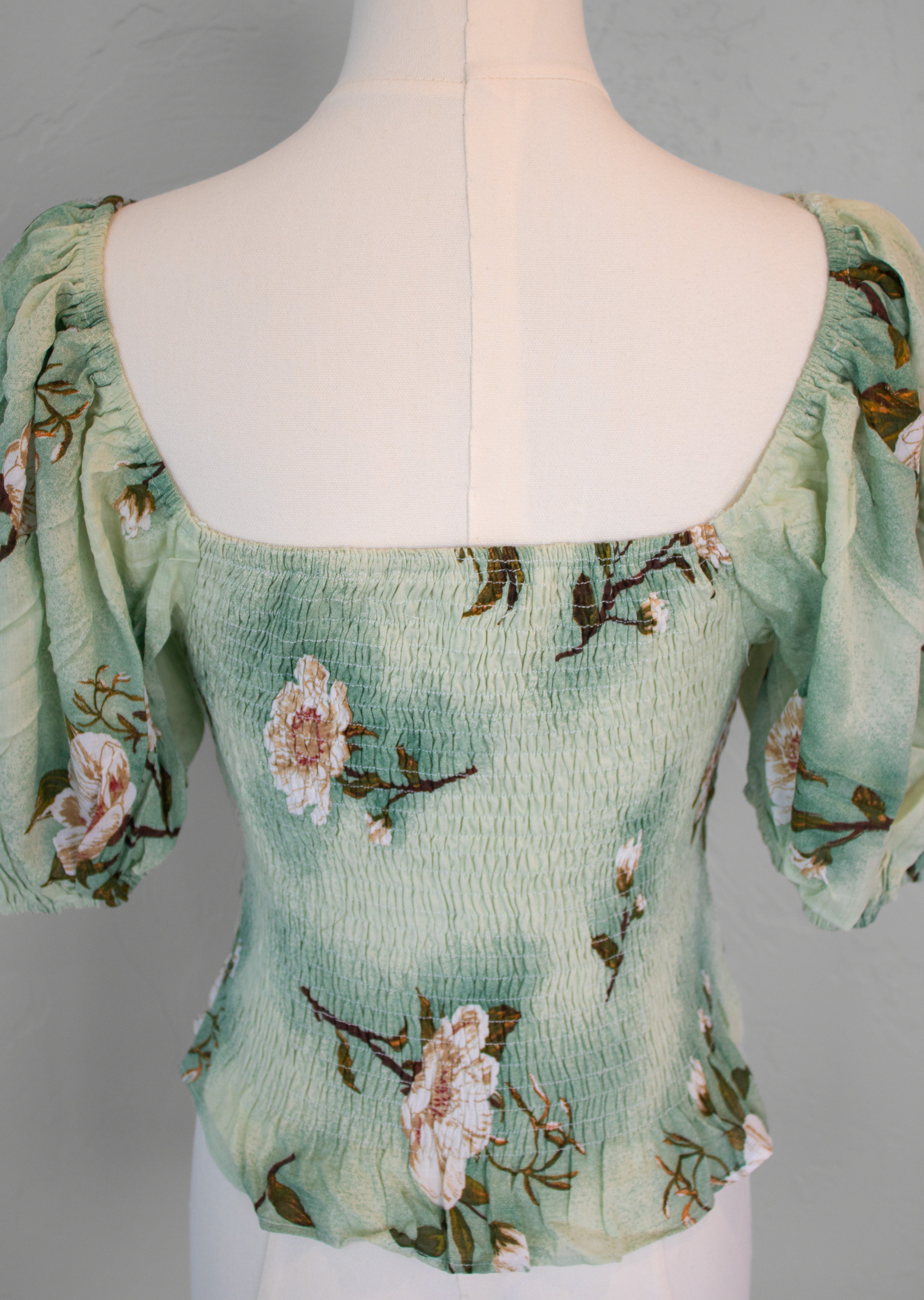 Floral Print Crop Top