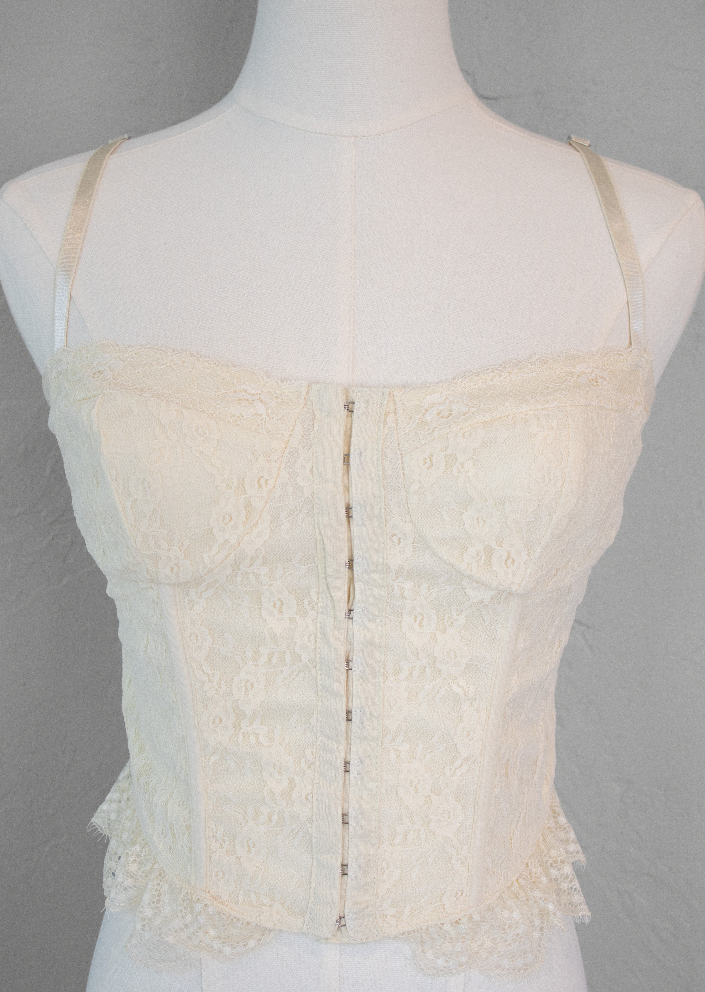 Ivory Lace Corset Top