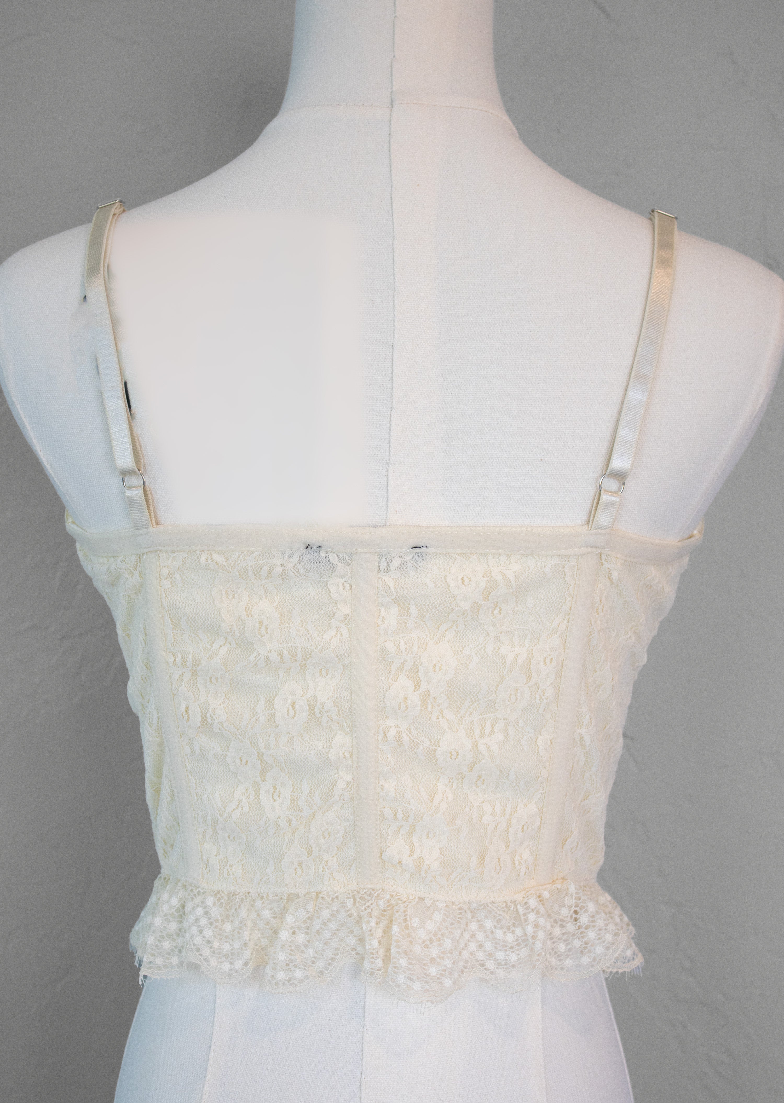 Ivory Lace Corset Top