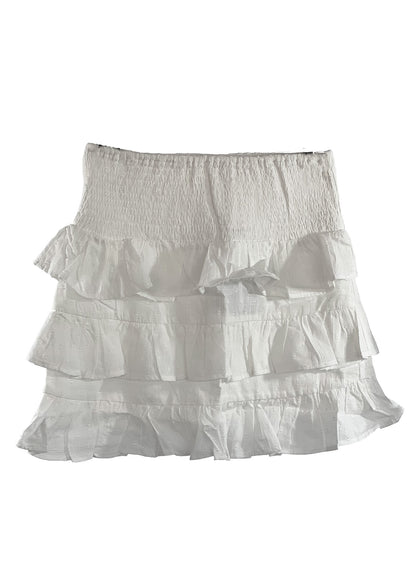 RUFFLED MINI SKIRT