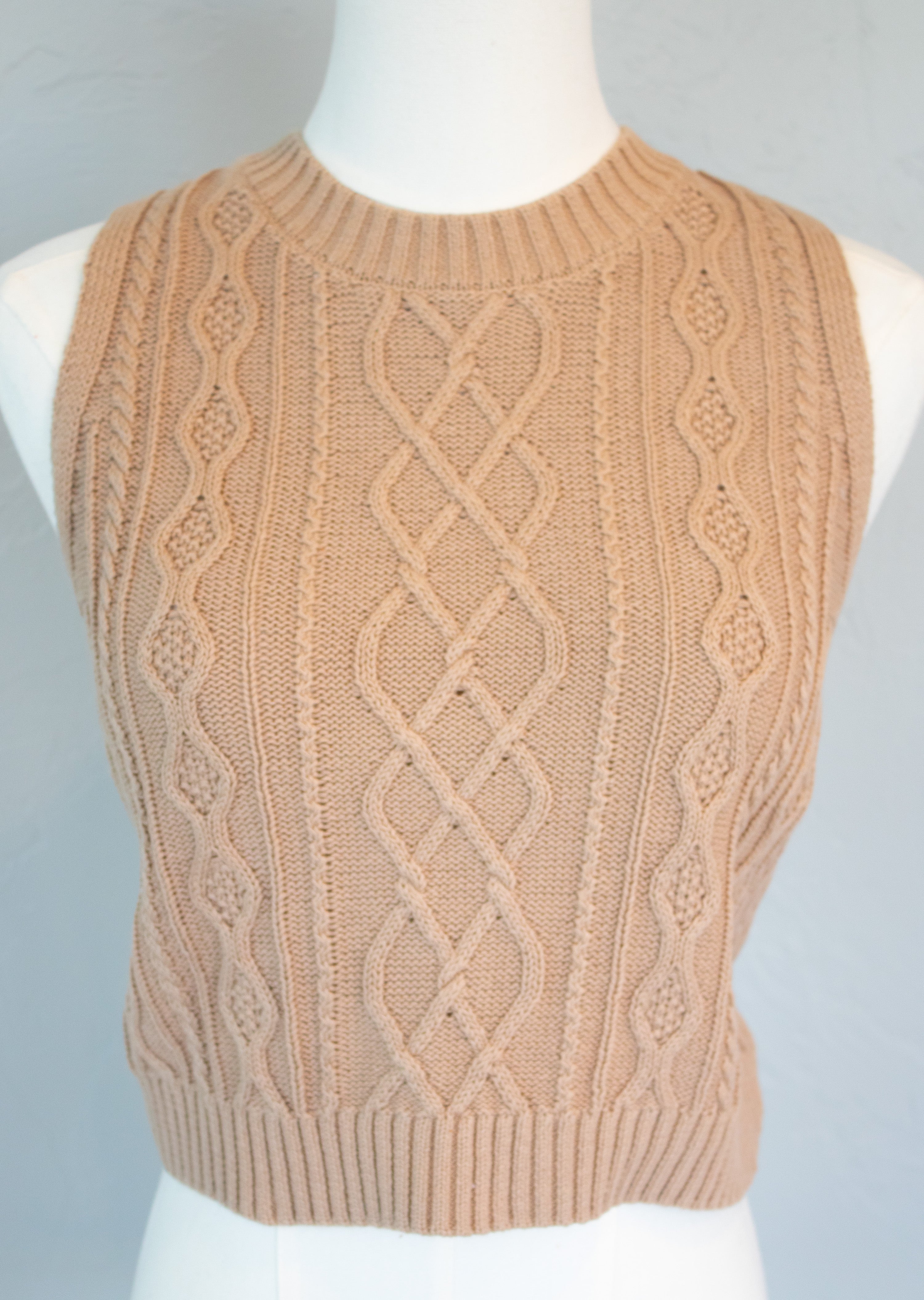 Cable Knit Crop Top