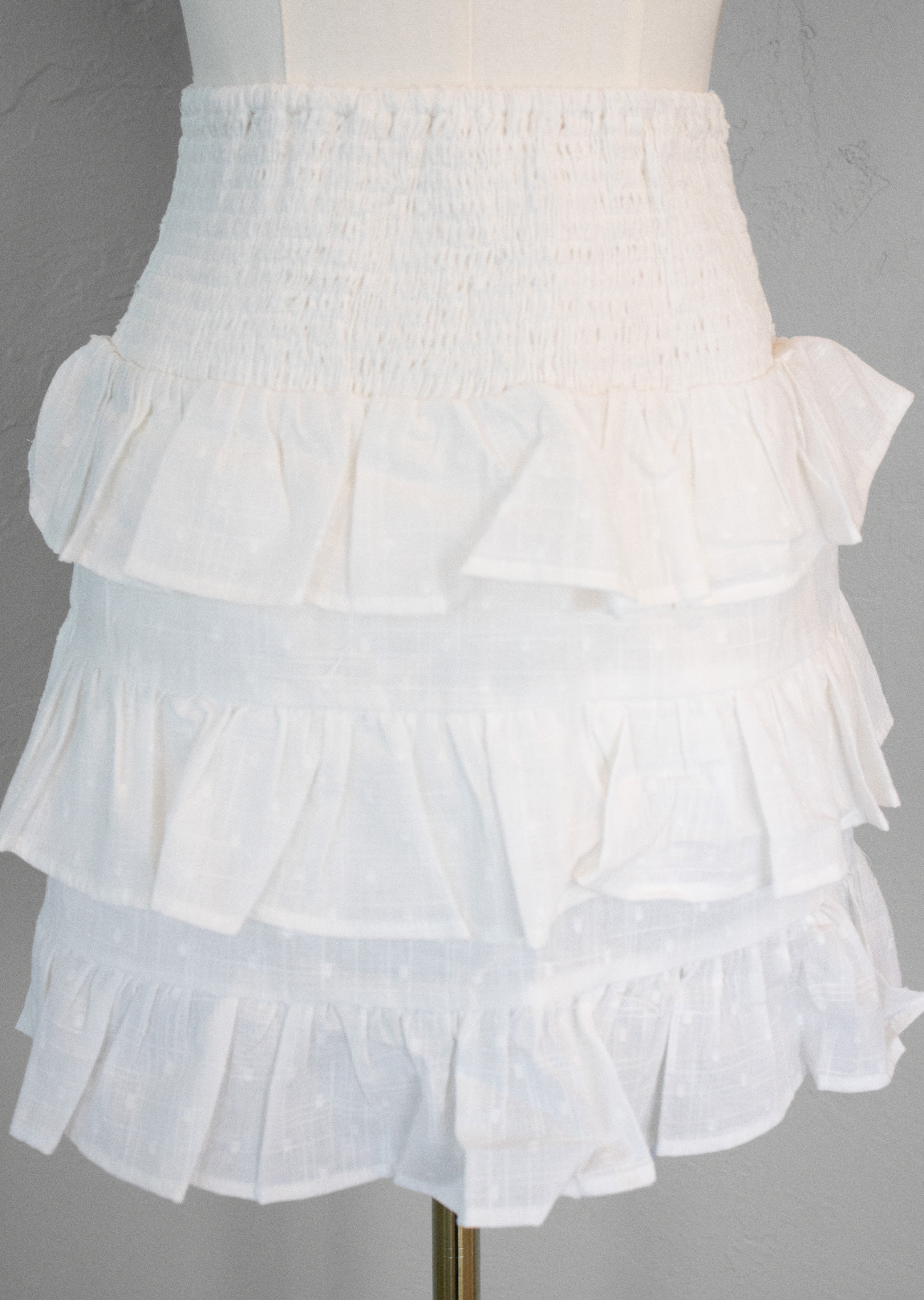 Ruffled Mini Skirt