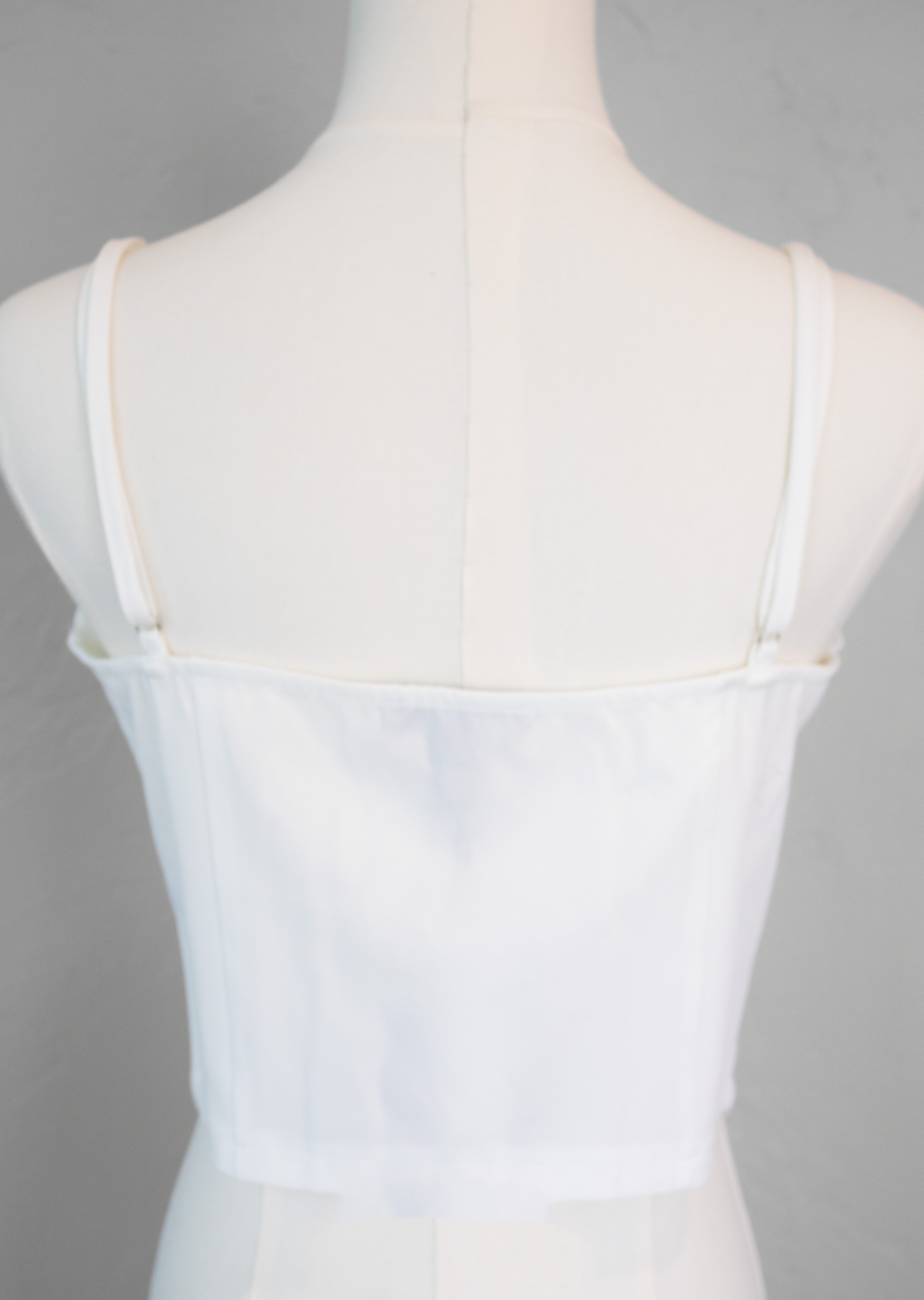 Buttoned Corset Top