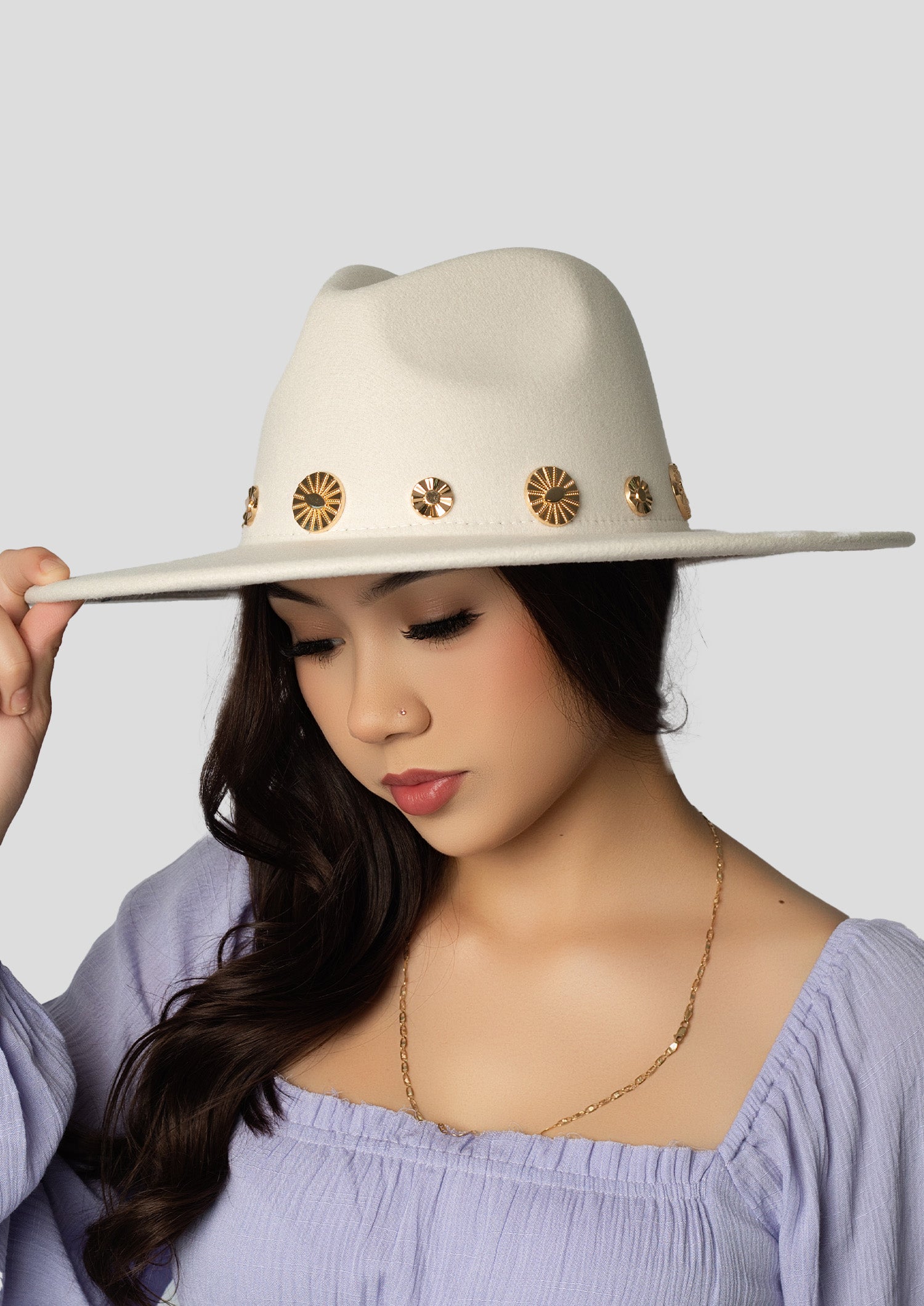 Felt Wide Brim Panama Hat